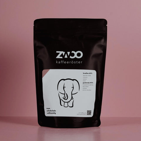 Elefant, Kaffee, Der Elefant, Unser Allrounder, Blend, Guatemala, Brasilien, Omni Roast, Espresso, Filterkaffee, schokoladig, House Blend, Specilaty coffee